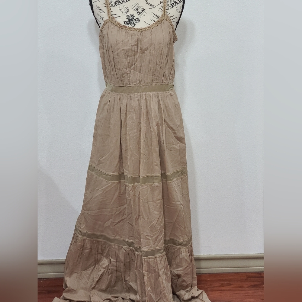 ALBERTA FERRETI for impulse 100% COTTON MAXI DRESS SIZE 6.